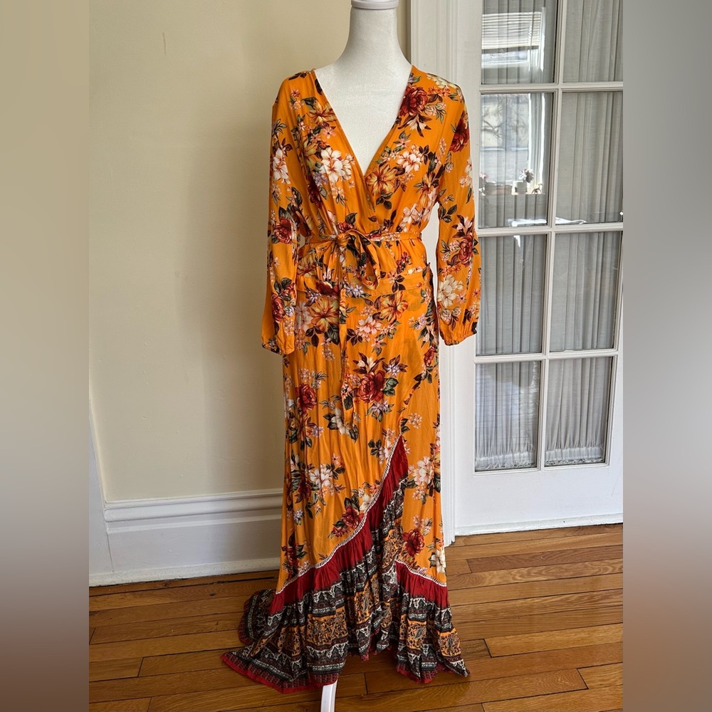Floral Marigold Dress